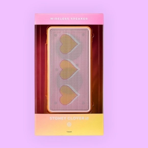Stoney Clover Lane x Target Bluetooth Speaker - Light Pink/Orange - Picture 1 of 4